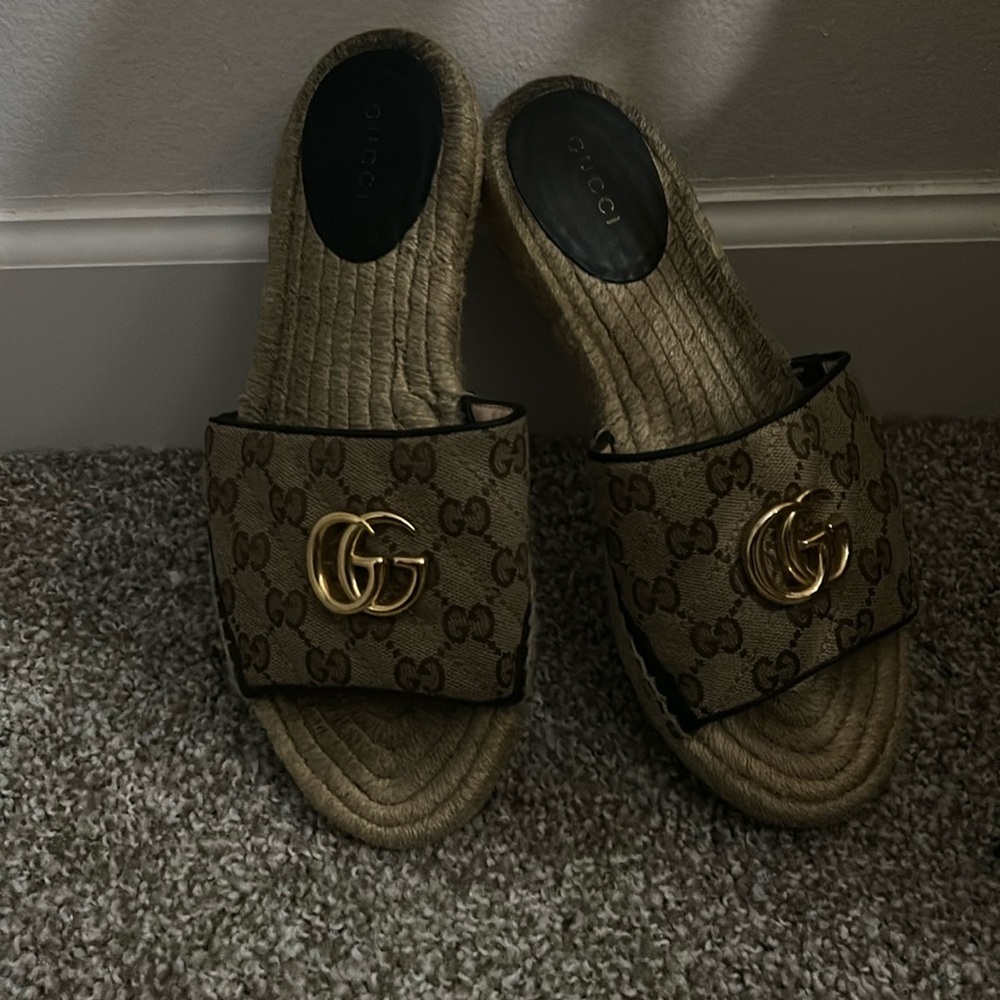Gucci platforms sandals